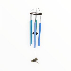 Sea Breeze Blue Outdoor Dragonfly Windchime