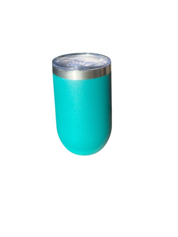 Stainless Steel Travel Wine/Coffee Tumbler (Flower Filled)